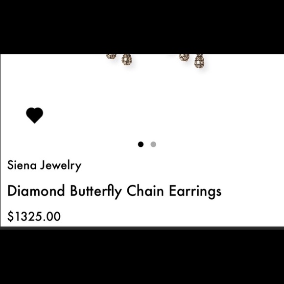 SIENA Diamond butterfly earrings 2.46 diamondweight